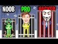 NOOB vs PRO vs HACKER In BREAK THE PRISON!? (ALL LEVELS!)
