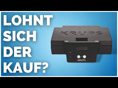 Krups FDK451 ► Sandwichmaker im Test ► [KURZ & KOMPAKT] zusammengefasst