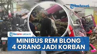 Diduga Rem Blong, Isuzu Elf Berpenumpang 18 Orang Terjun Bebas Timpa Pikap di Jalur Wonosobo Dieng