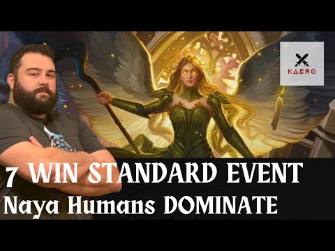 🔥🌲☀️ NAYA HUMANS CRUSH | 7 -1 Standard Event | Naya Humans Aggro | Magic The Gathering MTG Arena