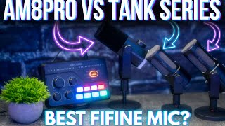 FIFINE AM8 Pro vs TANK1 vs TANK3 vs TANK6 – Which Mic Should You Buy in 2026?