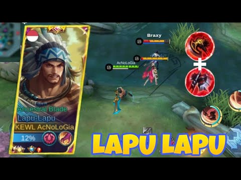 Lapu Lapu Build Full Cooldown | No Cooldown Ultimate ? AUTO SPAM ULTIMATE
