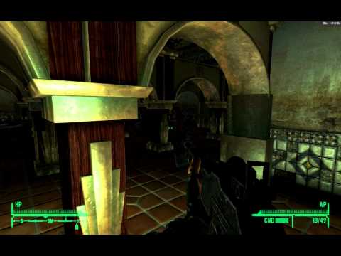 Fallout NV Dead Money Walkthrough, Part 30: Disabling Security Holograms in the Casino (in 1080p HD)