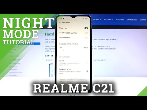 How to Enable Night Mode in Realme C21 – Eye Protection
