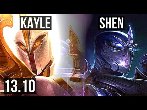 KAYLE vs SHEN (TOP) | 72% winrate, 6/1/1 | KR Master | 13.10
