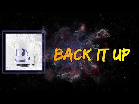 Marshmello & DJ Sliink - Back It Up (Lyrics)