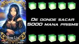 [Fate/Grand Order] - De donde sacar 5000 Mana Prisms para Mona Lisa