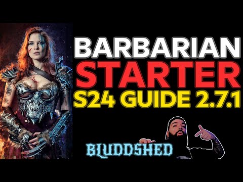 BARBARIAN | S24 STARTER BUILD GUIDE PATCH 2.7.1 - IMMORTAL KING IK SET REAPER OF SOULS