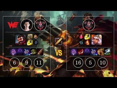 WE yimeng Graves vs Qiyana Mid - KR GrandMaster Patch 10.11