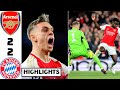 🔴Arsenal vs Bayern Munich (2-2) HIGHLIGHTS: Saka, Gnabry, Kane &Trossard GOALS | Saka Denied Penalty