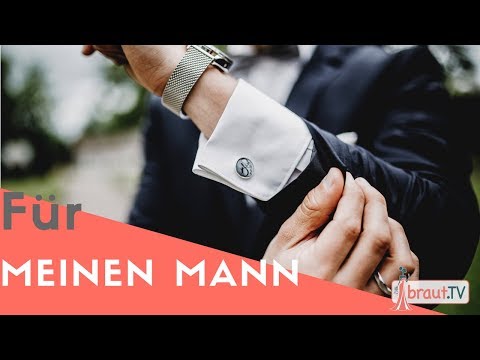 Morgengabe | Geschenk für den Bräutigam | Personalisierte Manschettenknöpfe | braut.TV