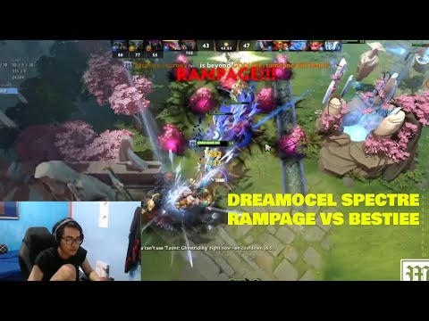 DREAMOCEL SPECTRE RAMPAGE MOMENT VS RUSMAN (BESTIE) | Dreamocel Dota 2 Clips