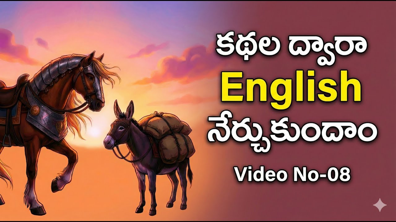 Learn English through Stories 08 | కథల ద్వారా ఇంగ్లీష్ నేర్చుకుందాం.
