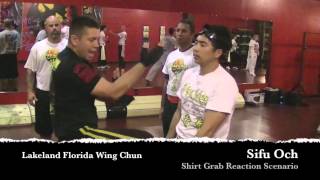 preview picture of video 'Sifu Och Lakeland Florida Wing Chun - Shirt Grab Reaction Pt. 2'