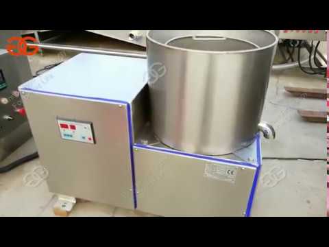 fried food deoiling machine|potato |banana chips oil removal machine