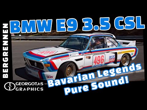 BMW E9 3.5 CSL Bavarian Legends - Pure Sound! #BMW E9 | #BMW 3.5 CSL