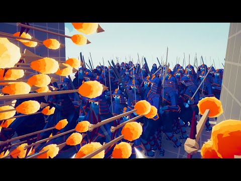 100x SAMURAI vs EVERY GOD - Totally Accurate Battle Simulator TABS