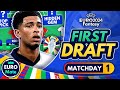 EURO 2024 Fantasy | MATCHDAY 1 MY FIRST DRAFT TEAM! | My Squad and Strategy for MD1