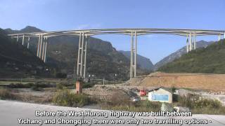 preview picture of video 'Longtanhe River Viaduct - West Hurong Highway'