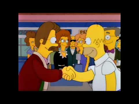 Homer SAVES Flanders and The Leftorium | The Simpsons