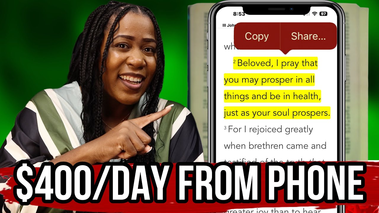 How to Use Bible Verses to Build an Online Business From Your Phone