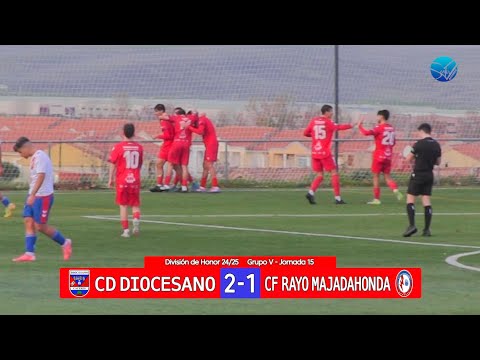 Resumen: CD Diocesano - CF Rayo Majadahonda (División de Honor Gr.5 24/25)