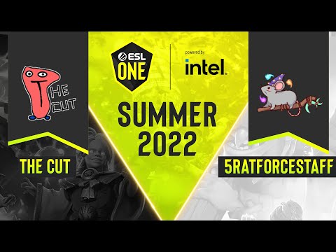 Dota2 - The Cut vs. 5RATFORCESTAFF - Game 1 - DPC NA Tour 3 - ESL One Summer 2022