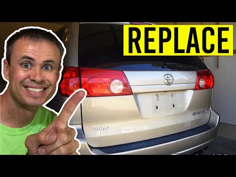 Toyota Sienna Tail Light and Reverse Light Replacement  (2004-current)