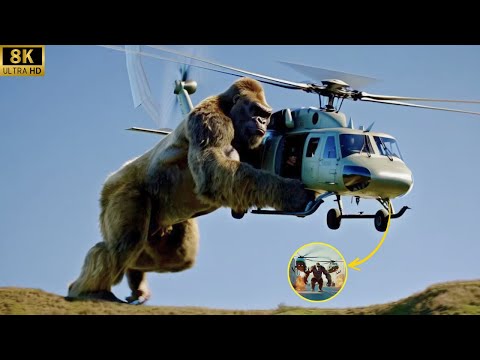 King Kong vs military helicopters: Big Clash in the City!