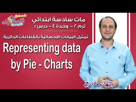 ماث سادسة ابتدائي 2019 | Representing data by pie - charts | تيرم2 - وح4 - در1| الاسكوله