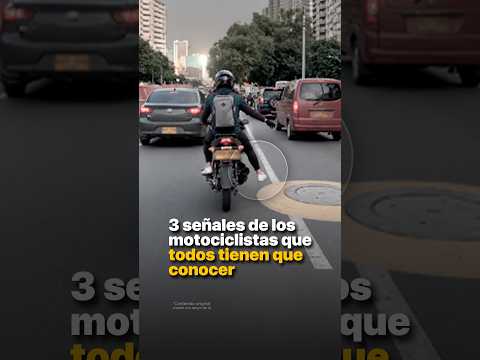 3 señales de los motociclistas que todos tienen que conocer
