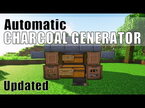 Minecraft Automatic Charcoal Generator | Coal Farm | Java & Bedrock 1.19 &1.20