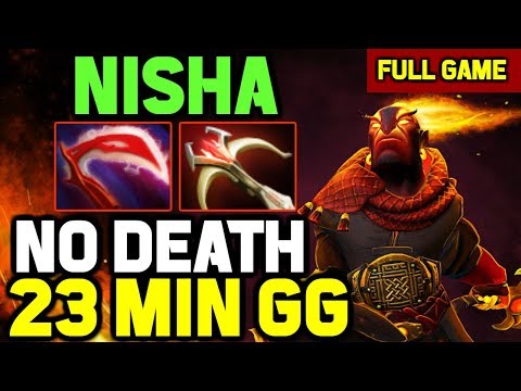 Nisha GOD EMBER mid vs Miracle Signature Antimage Carry - 15/0/10