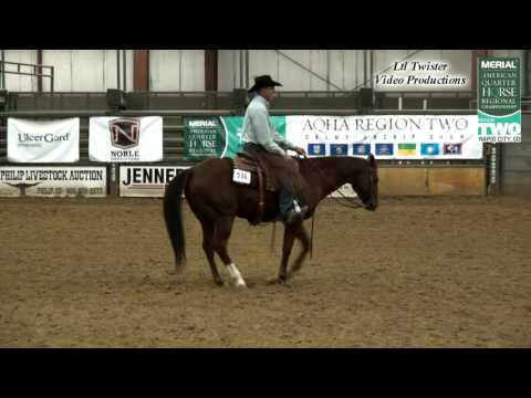 Allen Wood & Zan Hickory Nic - AQHA Region 2 Amateur Ranch Riding - Sept 16, 2016