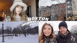 Boston Travel Vlog 2025 | Best Winter Activities, Newbury St Shopping & Isabella Gardner Museum