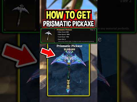 How To Get PRISMATIC PICKAXE in The Forge Roblox