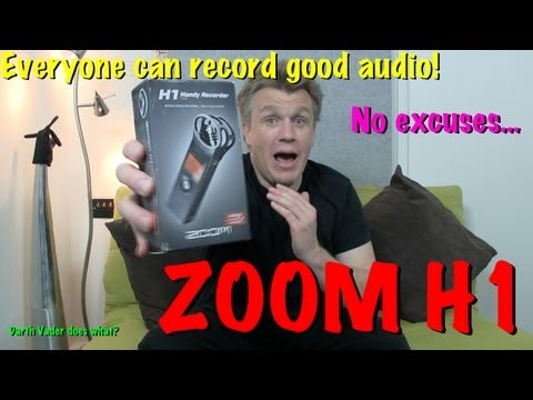 ZOOM H1 REVIEW DEMO HOME RECORDING MADE EASY