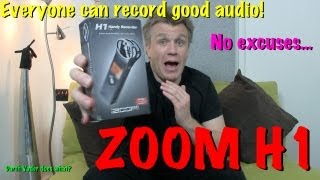 ZOOM H1 REVIEW DEMO HOME RECORDING MADE EASY
