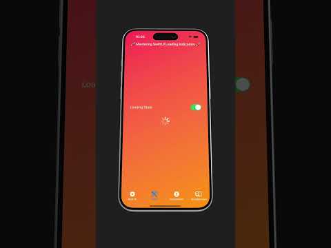 Mastering SwiftUI Loading Indicators 🚀  Eye Catching Progress Bars, Spinners & More! 🎨