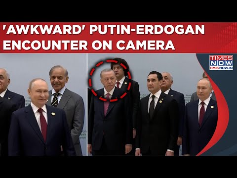 Watch Putin, Erdogan Come Face To Face, Then This Awkward Moment Was Caught On Cam In Turkmenistan