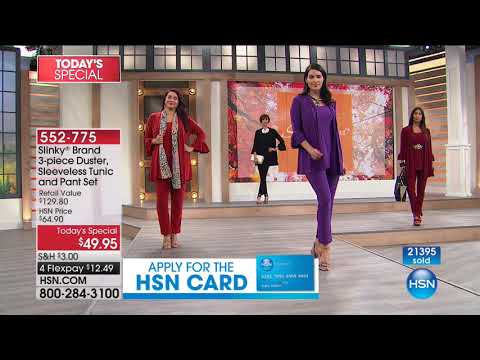 HSN | Slinky Brand Fashions 08.12.2017 - 12 PM