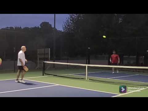 Diving for the ball to keep it alive