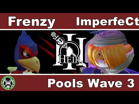 Heir 3 - 8bp | Frenzy (Falco) Vs. ImperfeCt (Sheik) - Pools Wave C - Melee Singles