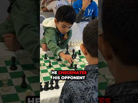 3-YEAR-OLD Anish CHECKMATES His Opponent and He STOPS THE CLOCK!