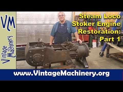 Steam Locomotive Stoker Engine Restoration: Part 1 - Cleaning