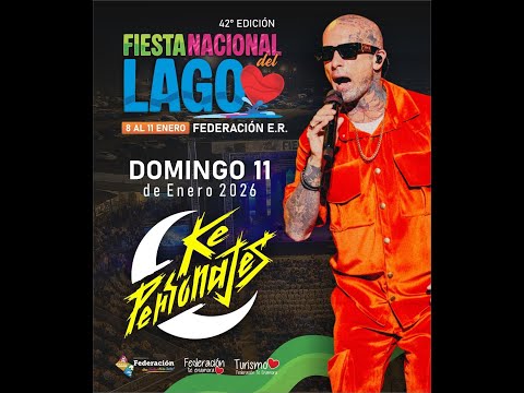 Fiesta Nacional del Lago 2026 - Día 4, en VIVO #KEPERSONAJES