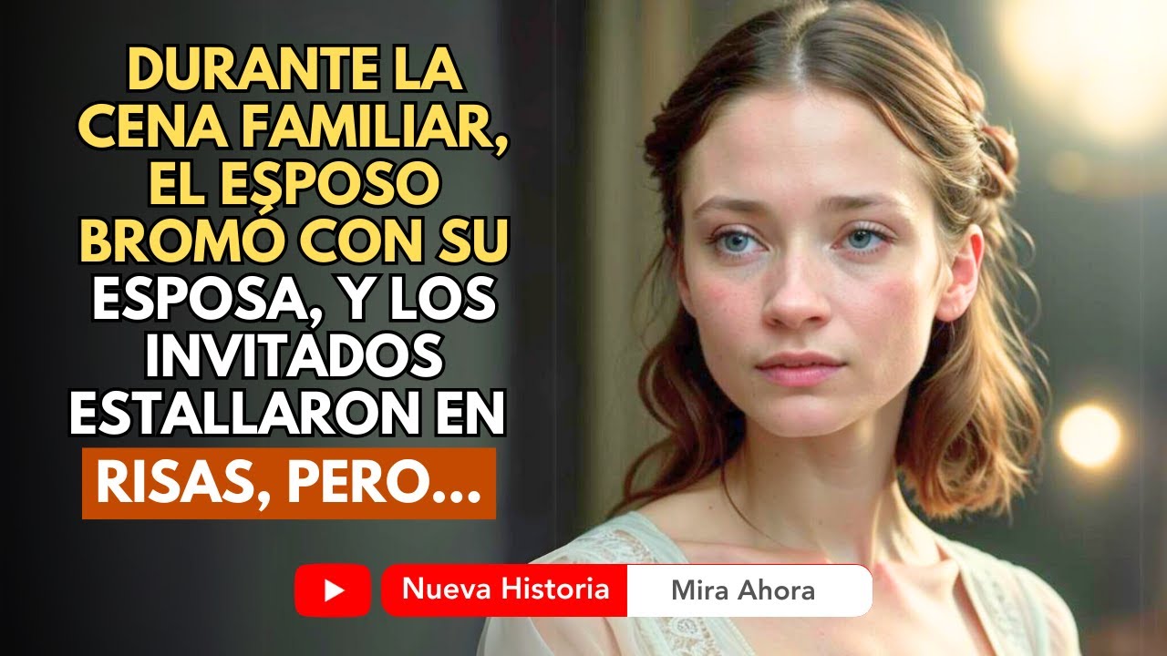 EN LA CENA FAMILIAR EL MARIDO SE BURLÓ DE SU ESPOSA Y LOS INVITADOS ESTALLARON EN CARCAJADAS, PERO..