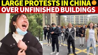 Large Protests in China Over Unfinished Buildings! CCP’s Bizarre Move:Forcing Divorcees to Buy Homes