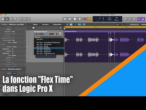 Logic Pro X Tutorial (in French): The Flex Time function.