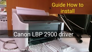 Download & Install Canon LBP 2900 Printer Driver